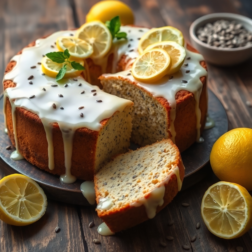 Lemon Poppy Seed Cake