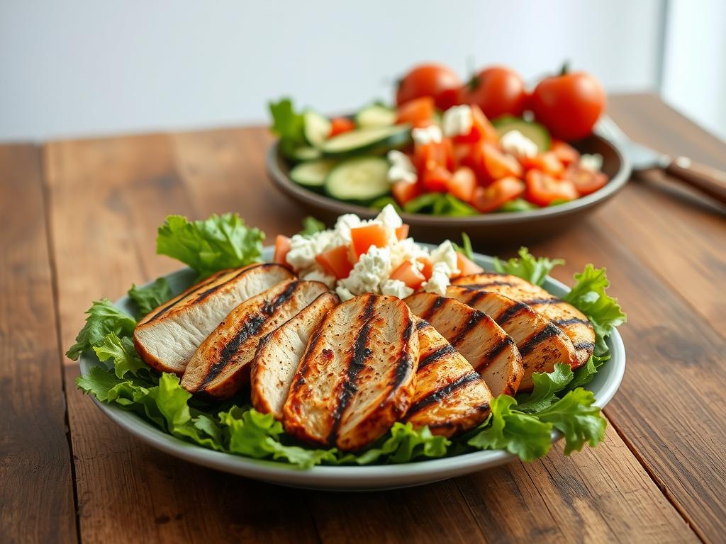 BBQ Chicken Salad Assembly