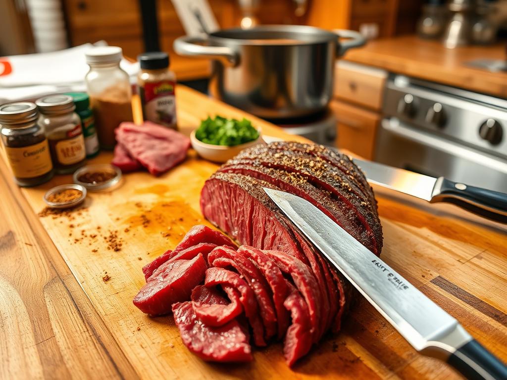 Brisket Preparation for Chili