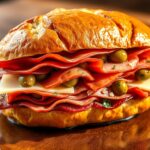 Classic Italian Muffuletta Sandwich