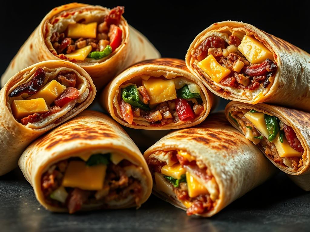 Customized Grilled Cheese Burrito Variations