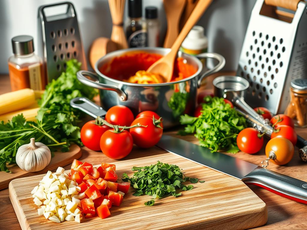 Kitchen Tools for Chipotle Pasta Preparation