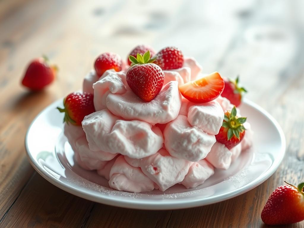 Strawberry Fluff Dessert for Celebrations