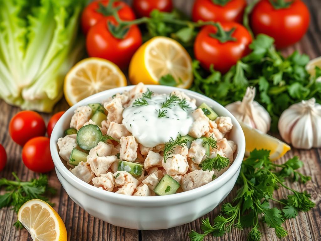 Tzatziki Chicken Salad Ingredients