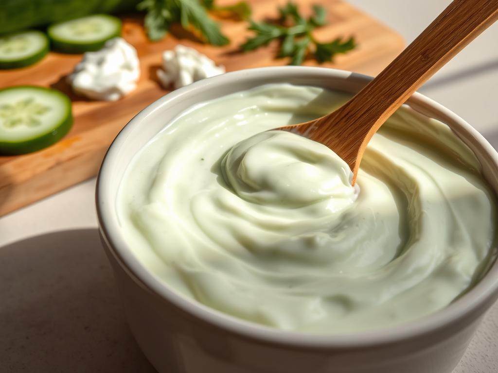 Tzatziki Sauce Preparation