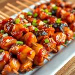 bang bang chicken skewers​