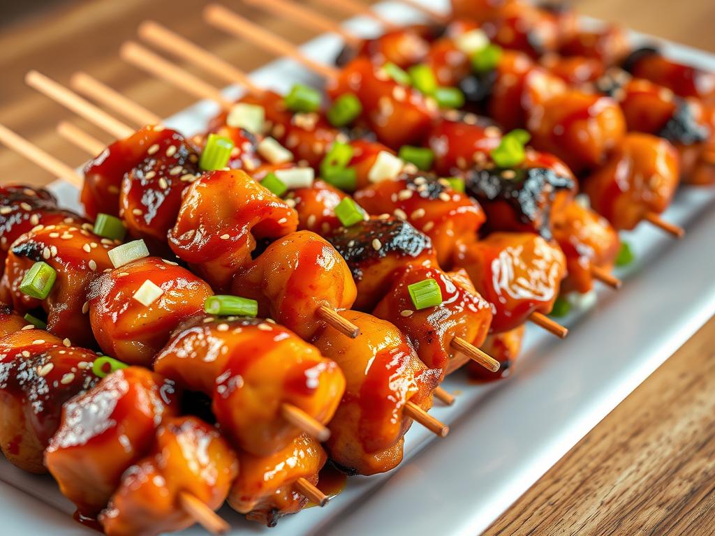 bang bang chicken skewers​