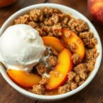 peach crumble recipe​