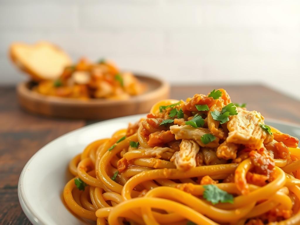 spicy chicken chipotle pasta​