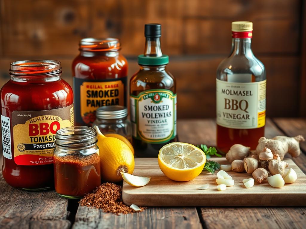 Homemade BBQ Sauce Ingredients