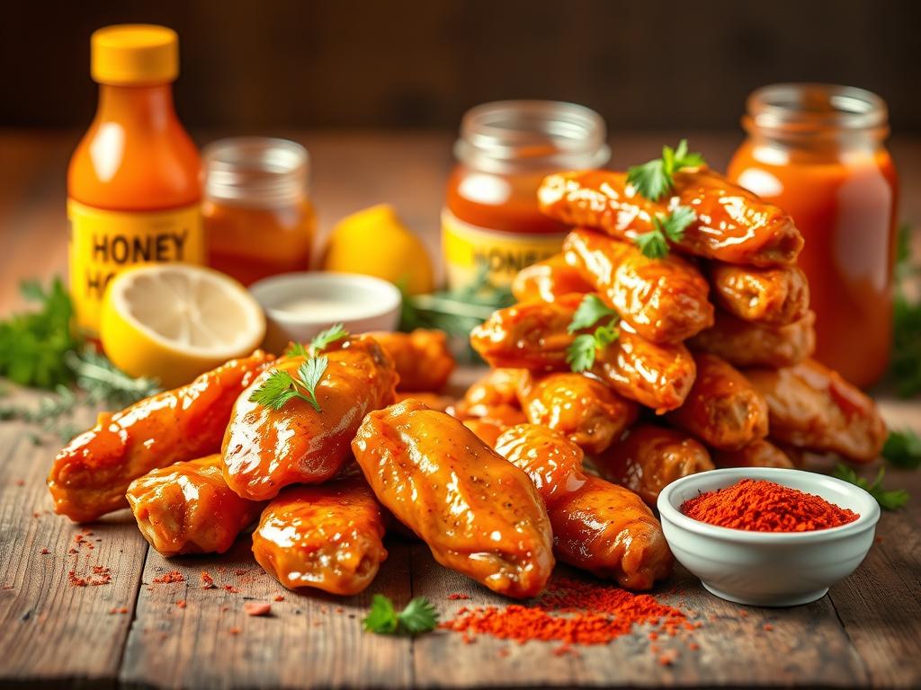 Honey Hot Buffalo Wings Ingredients