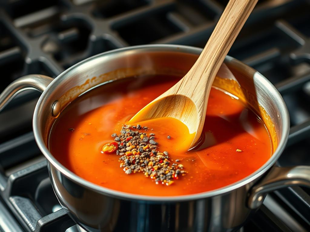 Hot Honey Sauce Preparation