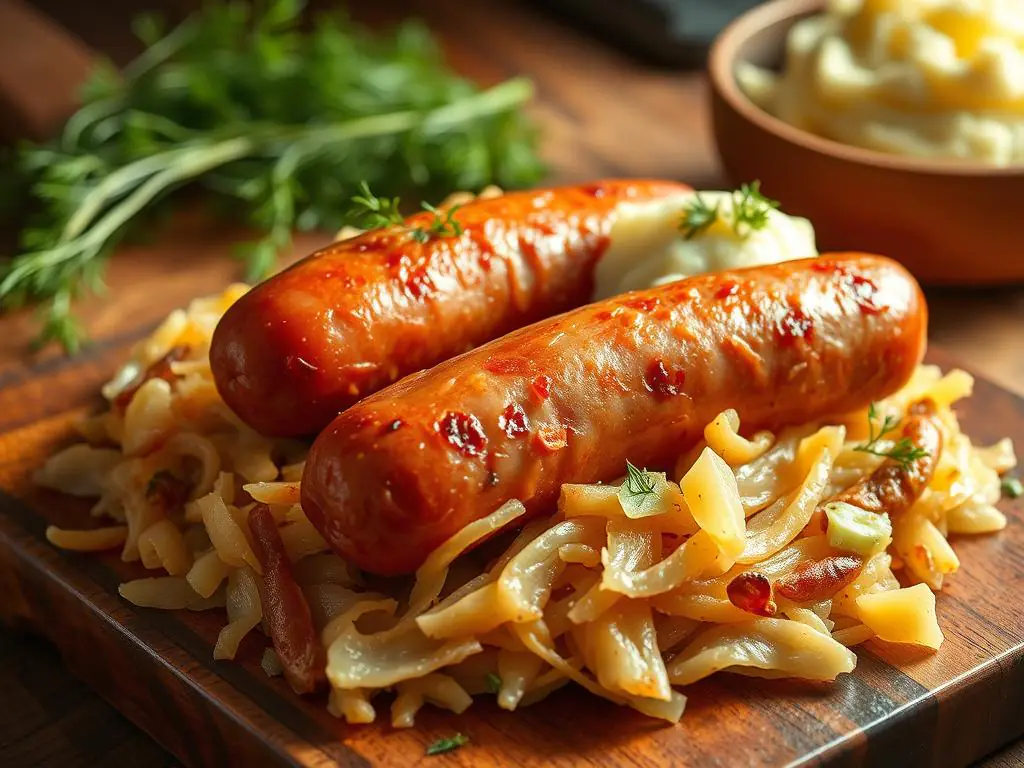 Kielbasa and Sauerkraut