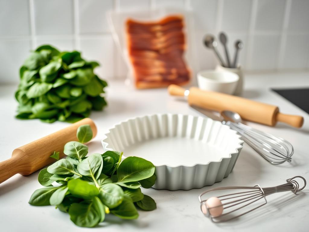 Kitchen Tools for Quiche Preparation