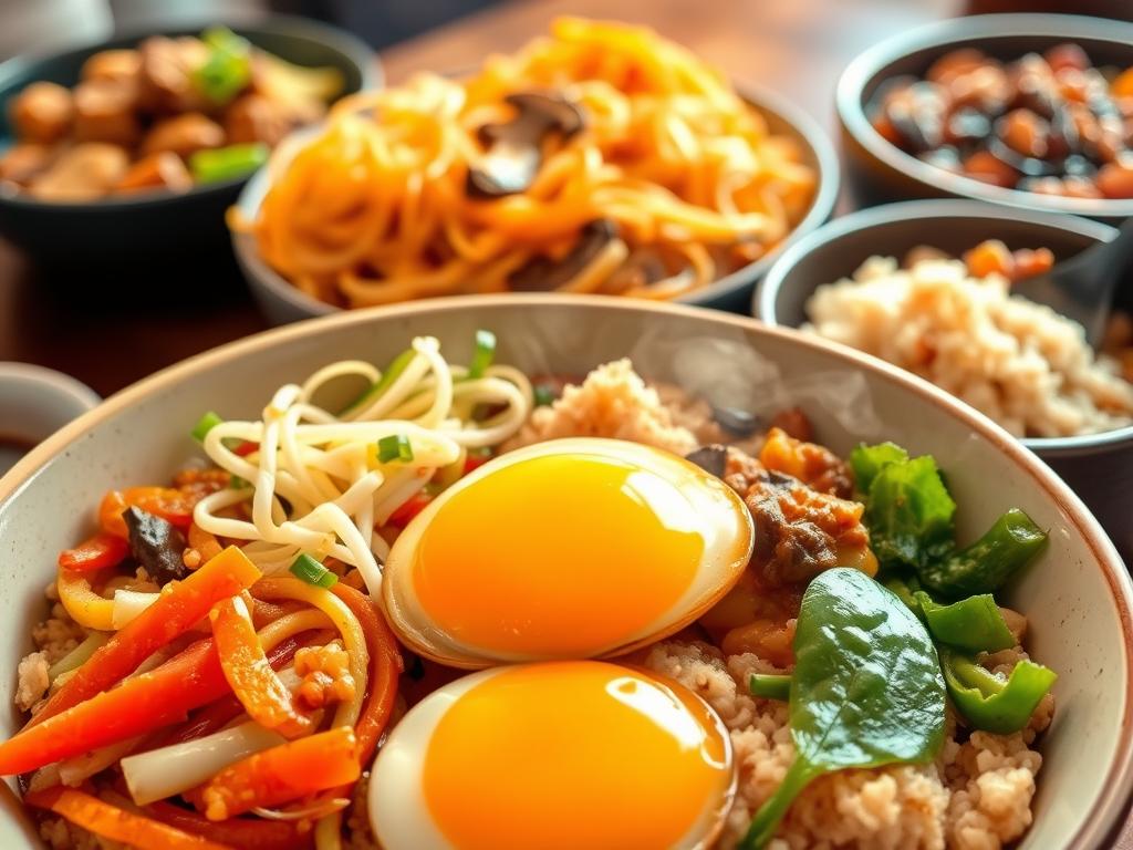 Korean Vegetarian Rice Dishes