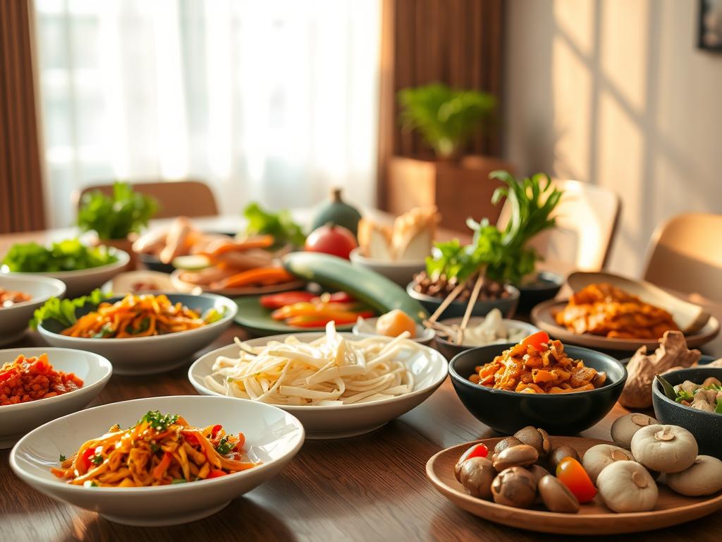 korean vegetarian dishes​