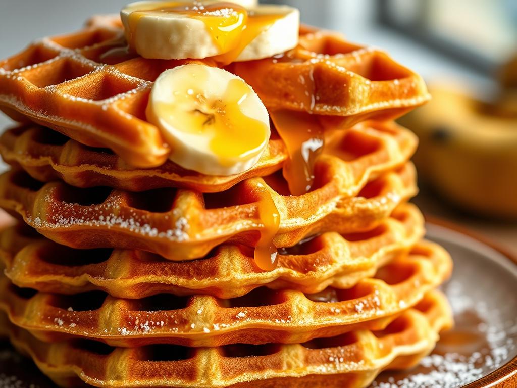 banana waffle recipe​
