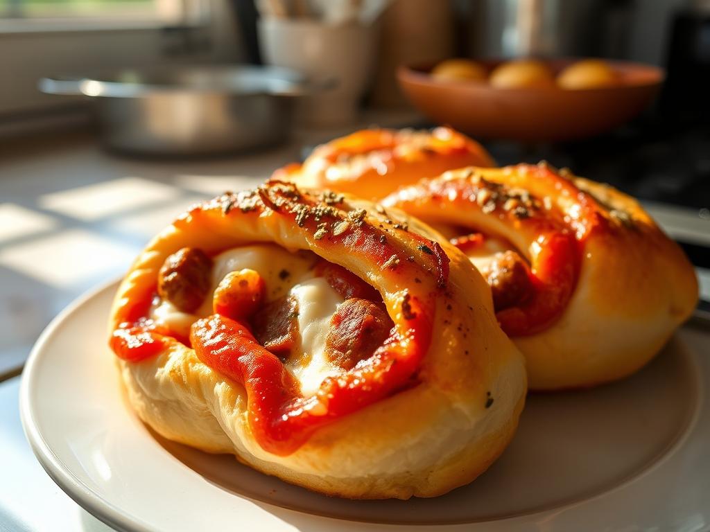 breakfast pizza rolls