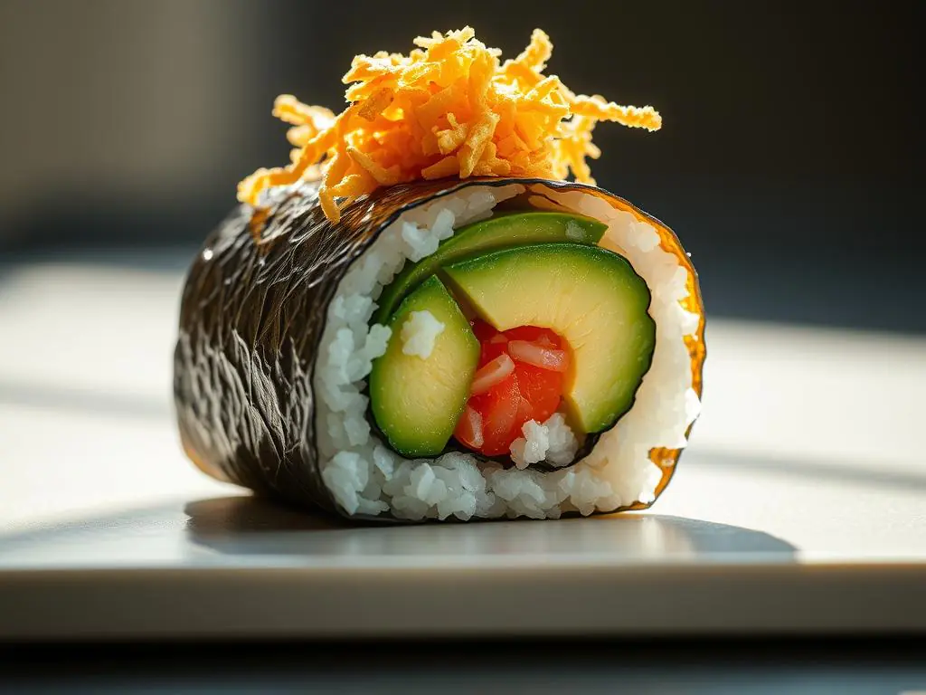 crunchy roll sushi ​