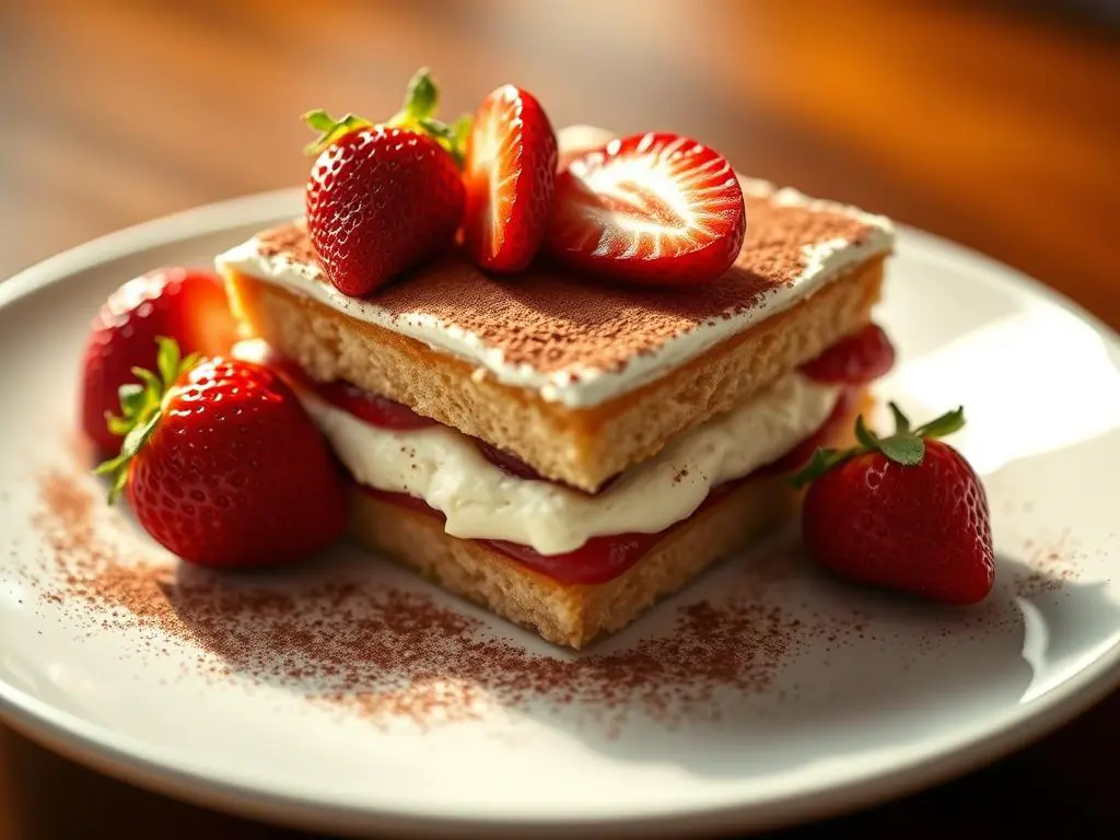 strawberry tiramisu​