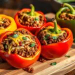 taco stuffed peppers​