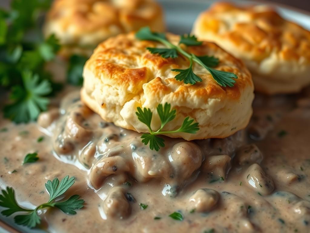 vegan biscuits and gravy